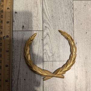 Cadillac Gold Laurel Wreath Decor Emblem